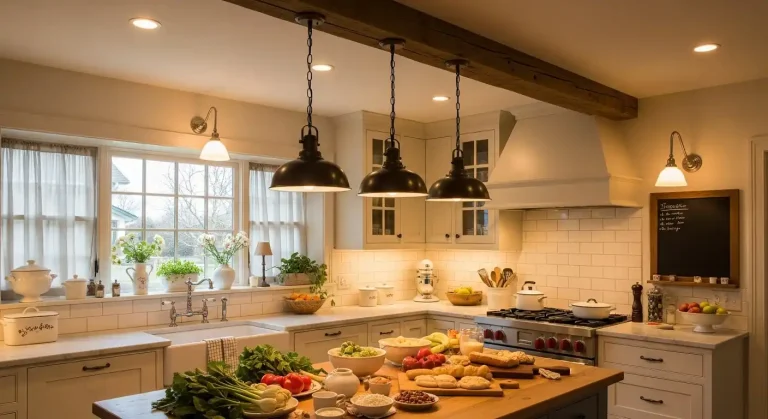 Farmhouse Kitchen Lighting Ideas