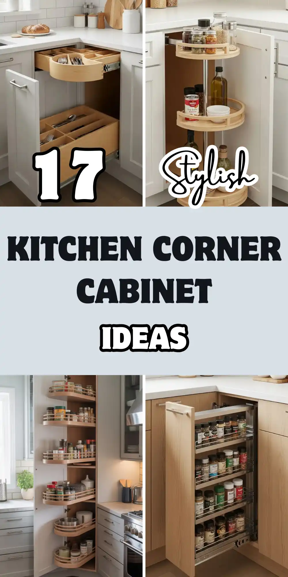 Kitchen Corner Cabinet Ideas