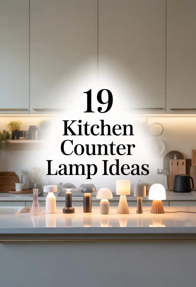 19 Kitchen Counter Lamp Ideas for Functional Lighting 1 Kitchen Counter Lamp