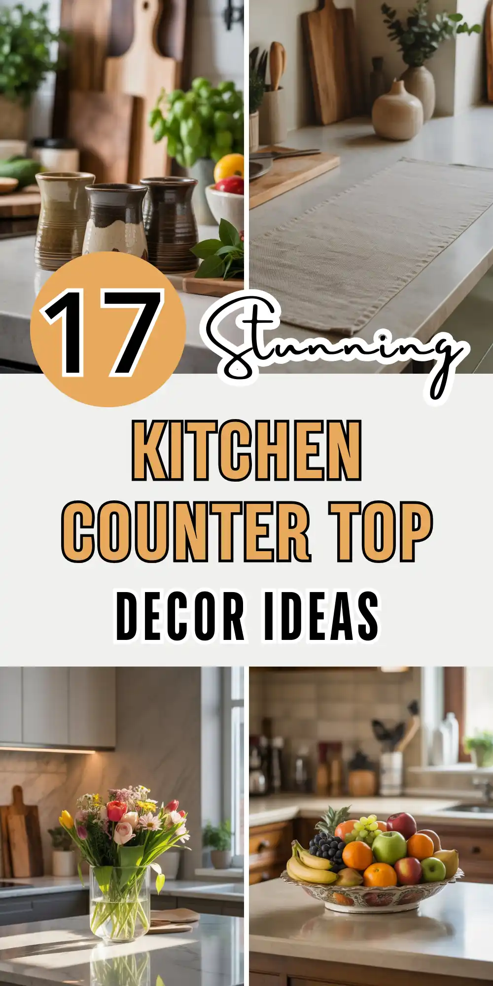 17 Kitchen Counter Top Decor Ideas to Transform Your Space Elegantly 1 Kitchen Counter Top Decor Ideas