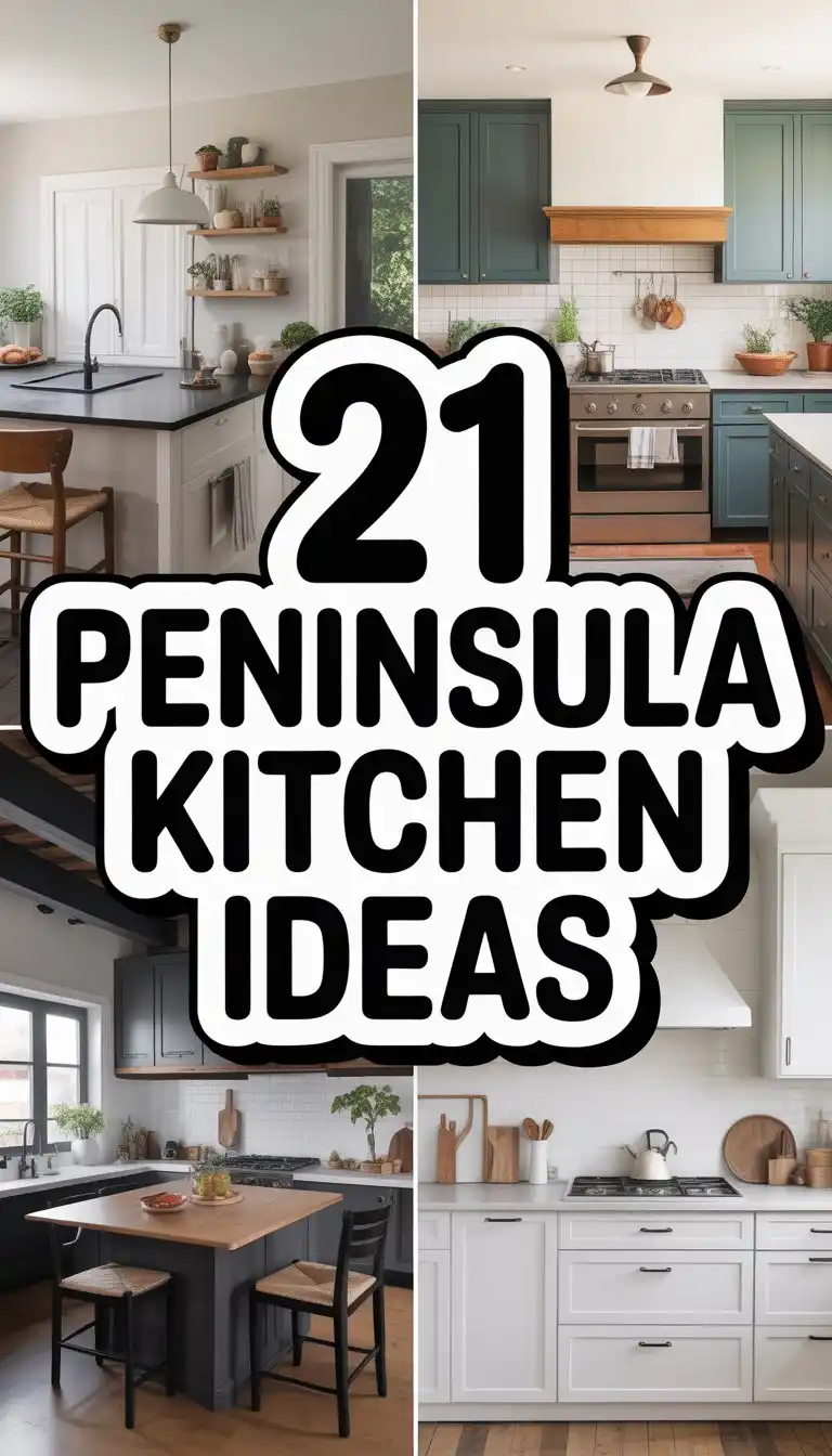 Peninsula Kitchen Ideas