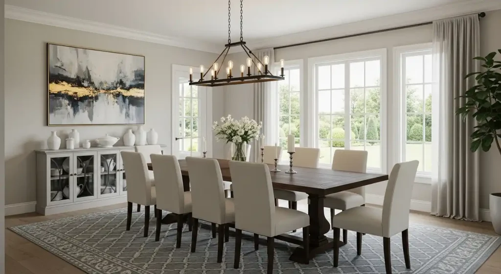 Perfect Dining Room Layout 1