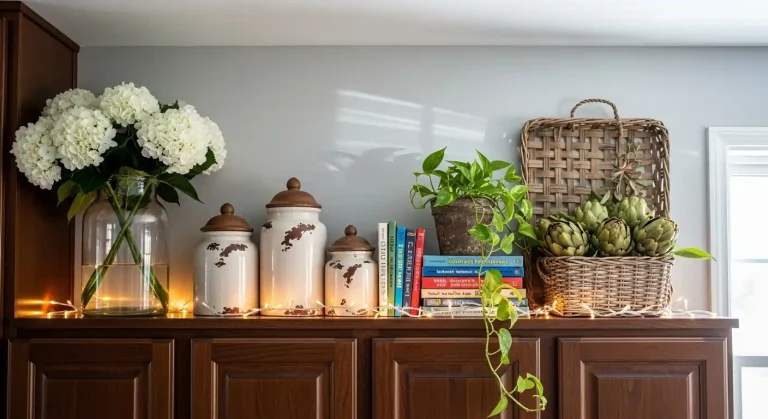 Top of Kitchen Cabinet Decor