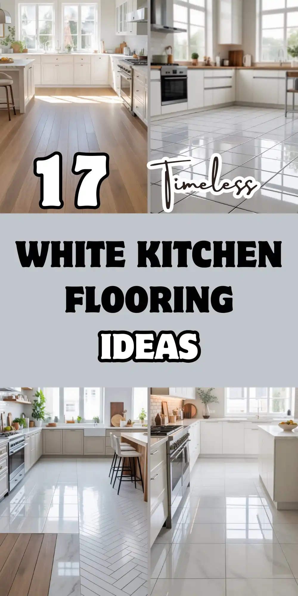 White Kitchen Flooring Ideas