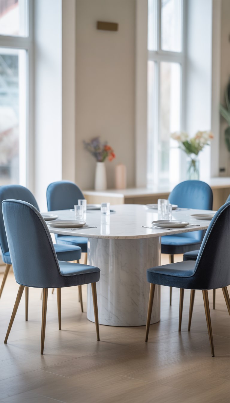 Blue and White Dining Room Ideas You’ll Love (19 Beautiful Styles)