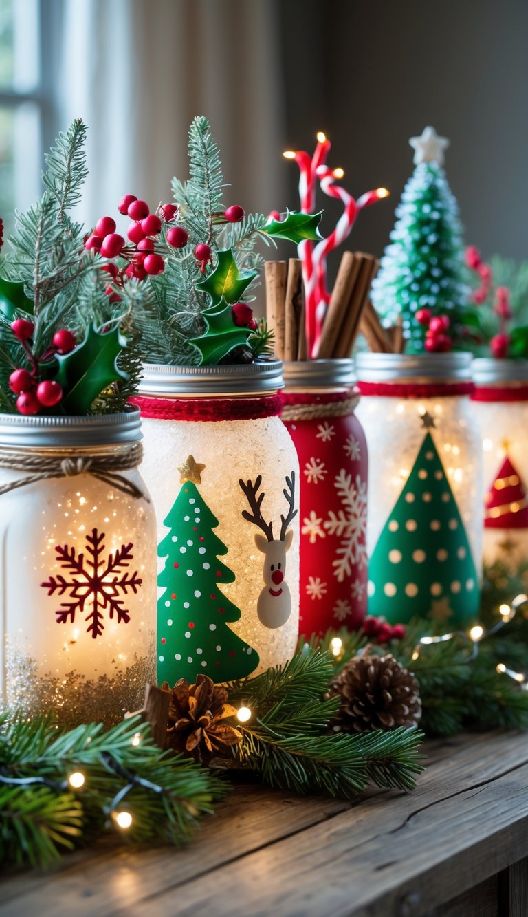 19 Christmas Mason Jar Centerpiece Ideas: Easy, Elegant, and Festive