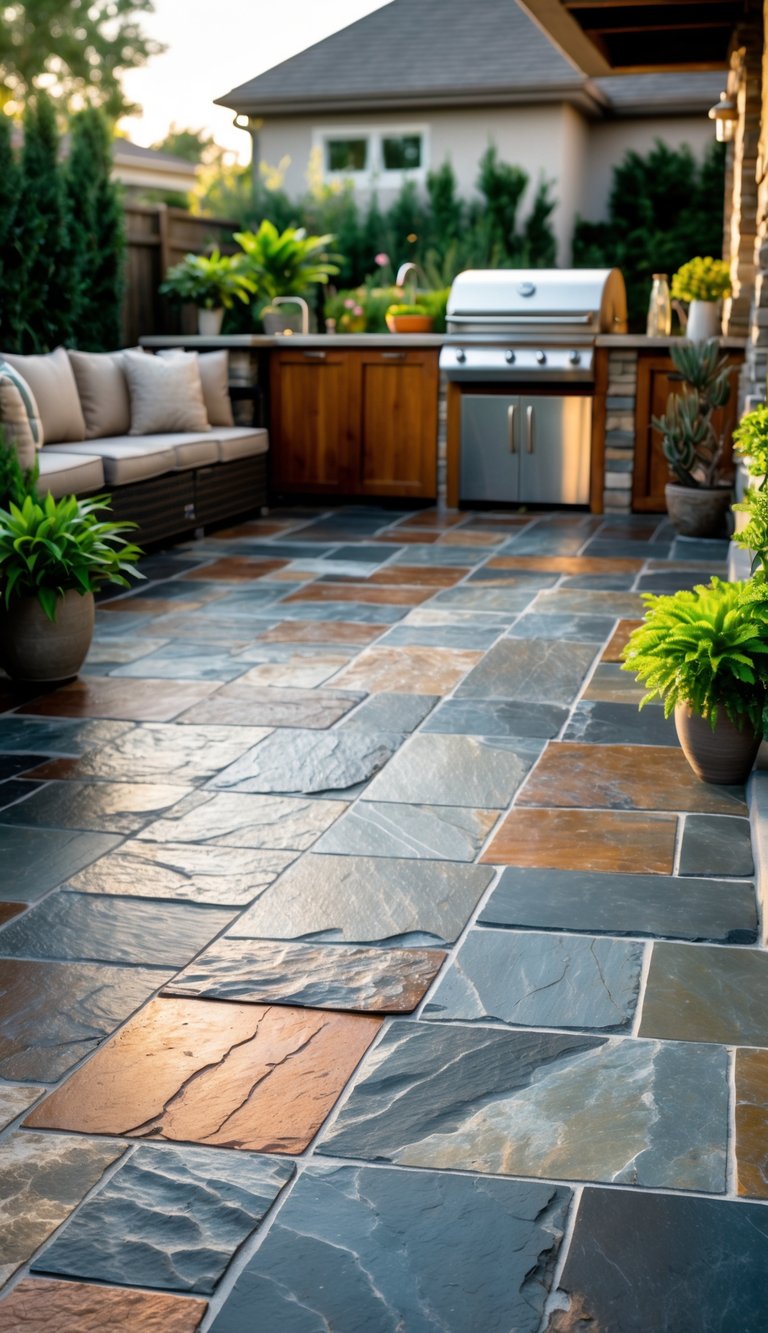 15 Outdoor Kitchen Flooring Ideas to Elevate Your Patio Design