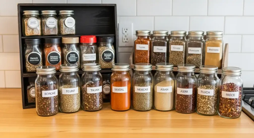 How to Declutter and Organize Your Kitchen 7 06 Create a Spice & Seasoning Zone That Works
