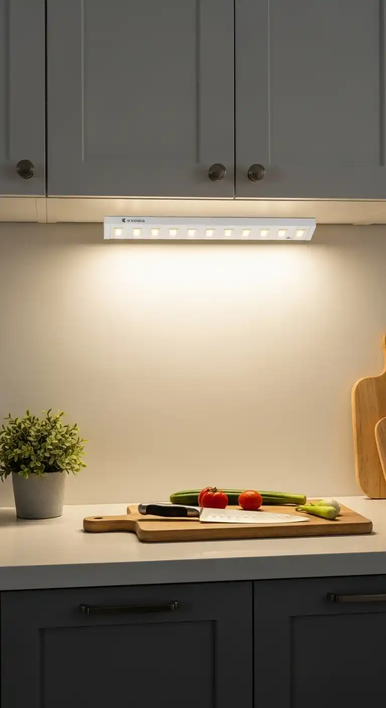 15 U-Shaped Kitchen Ideas for Maximum Counter Space 5 4) Add under-cabinet LED lighting to enhance visibility on countertops