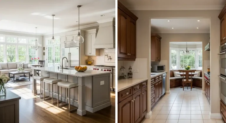Open vs Closed Kitchen