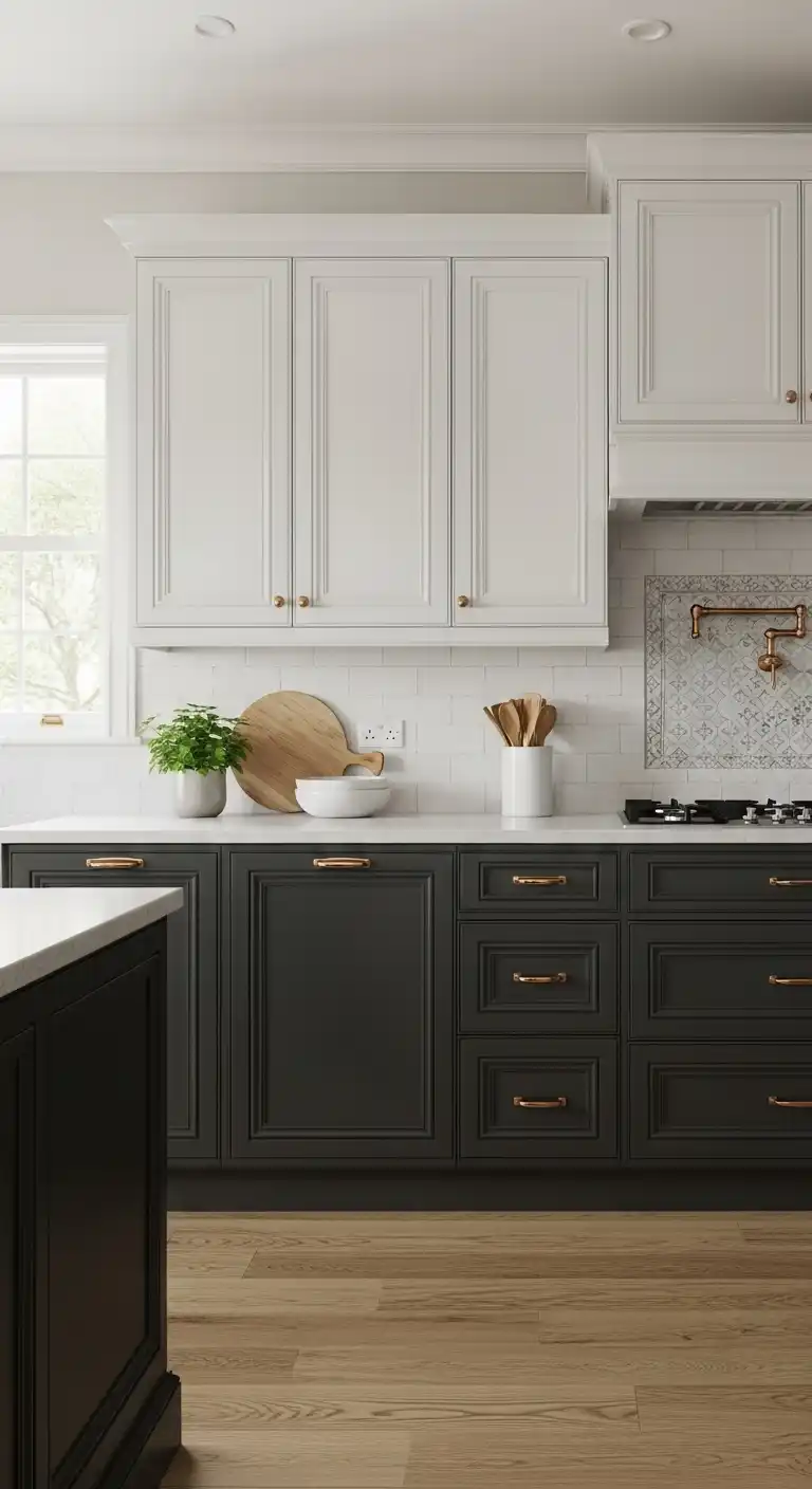 The Bold Comeback of Two-Tone Kitchen Cabinets