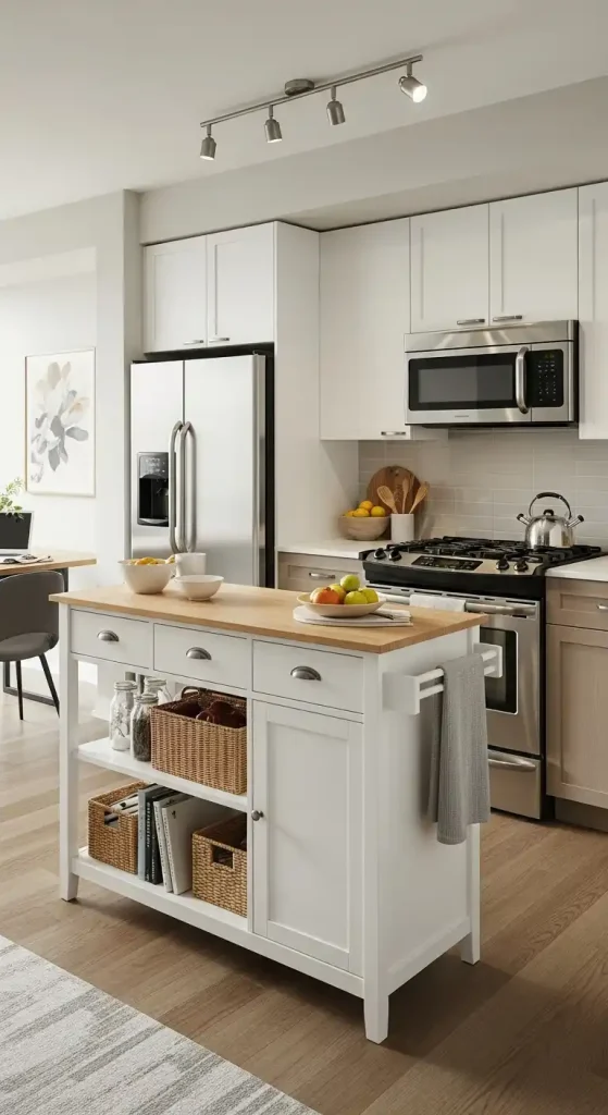 7) Multi-use kitchen islands with storage