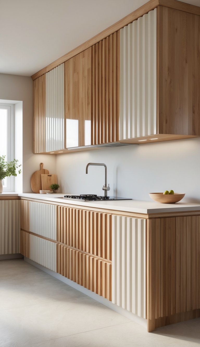 11 Fluted Kitchen Cabinets Ideas to Brighten Your Home with Style