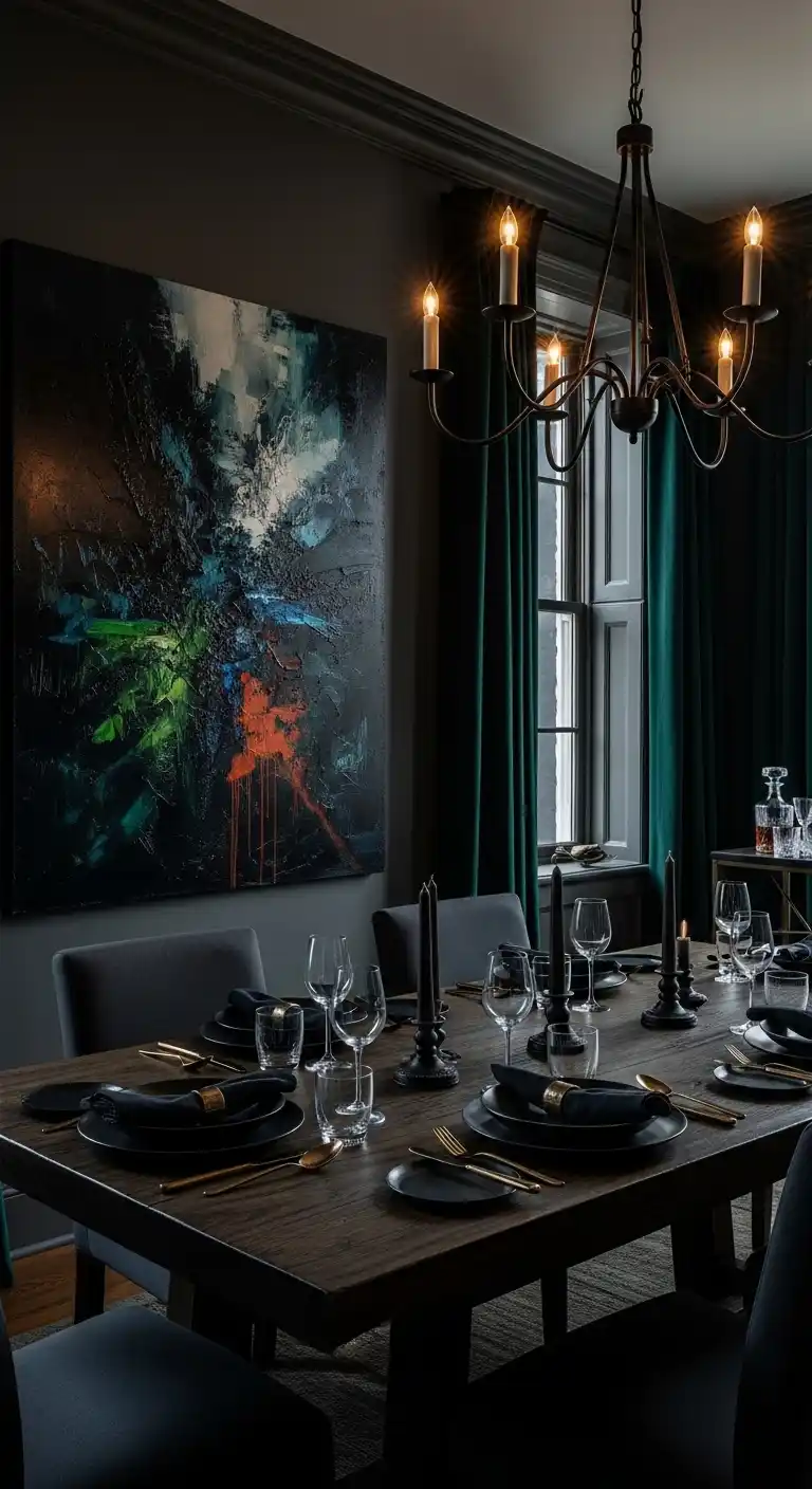 Introduce Statement Artwork with Dark Tones