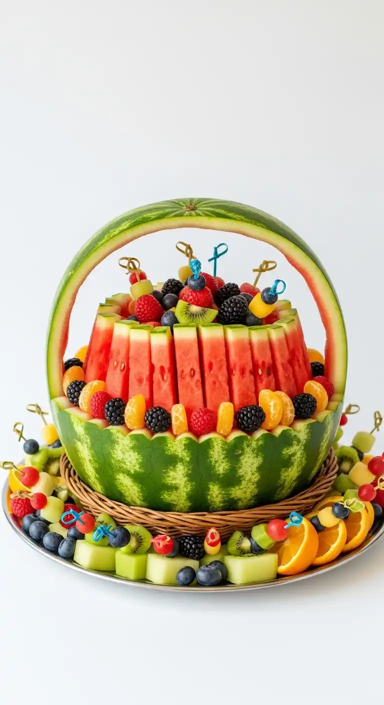 Watermelon Basket Display
