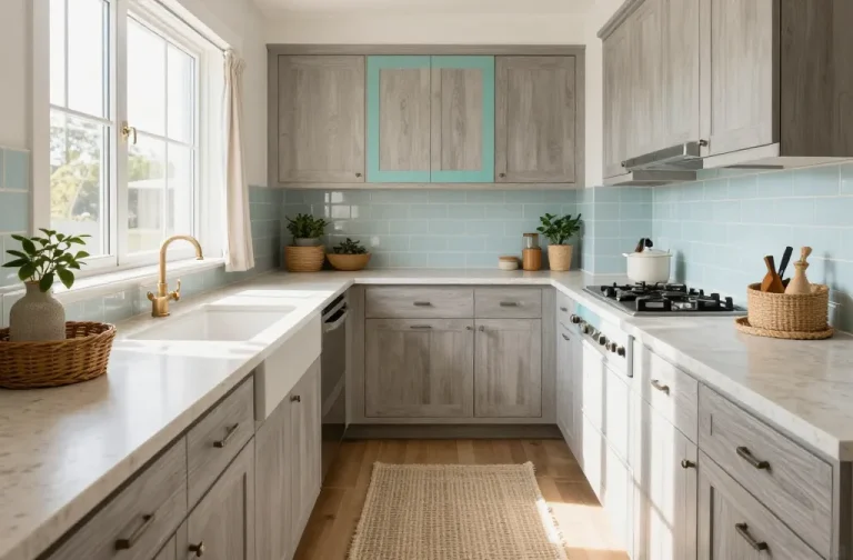11 Coastal Galley Kitchen Ideas for Breezy Tips