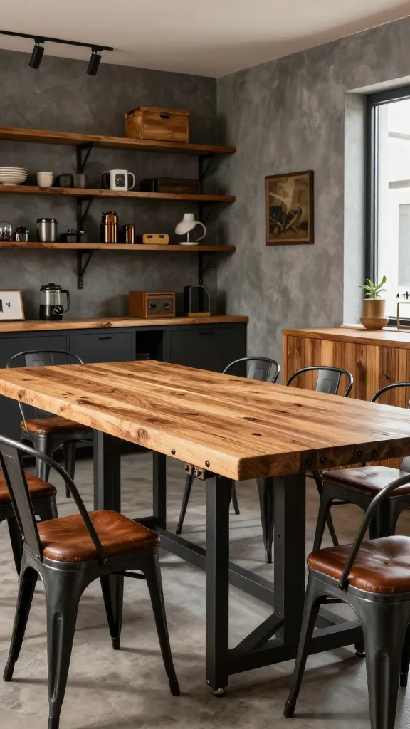 13 Industrial Dining Room Ideas You’ll Want to Copy 11 Item 11