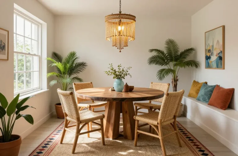 10 Boho Dining Room Decor Ideas to Inspire a Cozy Vibe 15 10 Boho Dining Room Decor Ideas to Inspire a Cozy Vibe