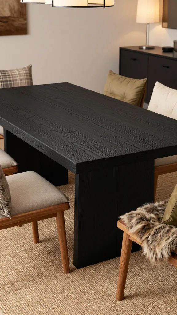 9 Black Dining Room Table Ideas That Wow 6 Item 6