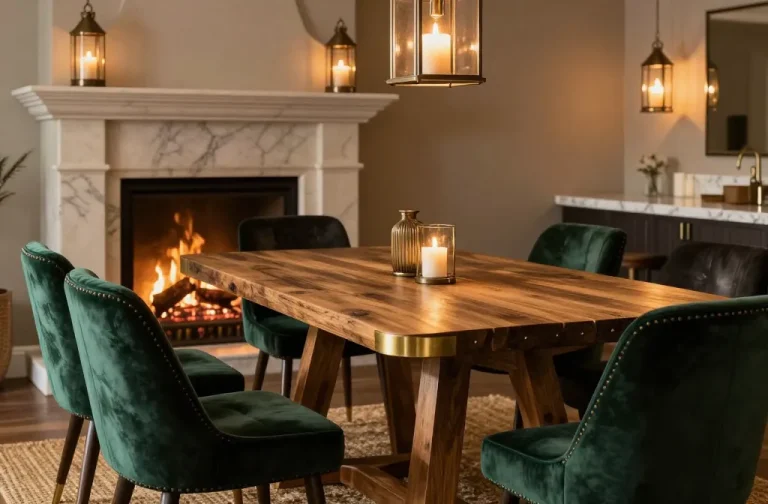 9 Dining Room with Fireplace Ideas: Chic Firelight Finds