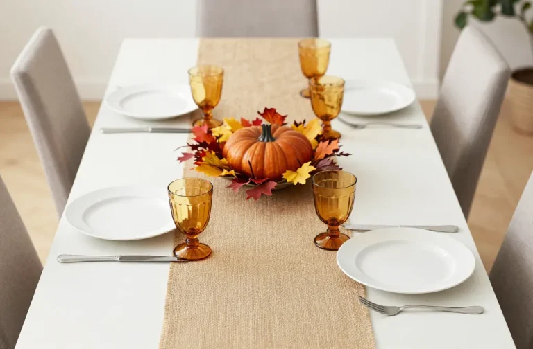 15 Thanksgiving Table Settings for a Warm, Traditional Feel 21 15 Thanksgiving Table Settings for a Warm, Traditional Feel